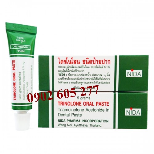 Kem trị nhiệt miệng Trinolone Oral Paste Thái Lan